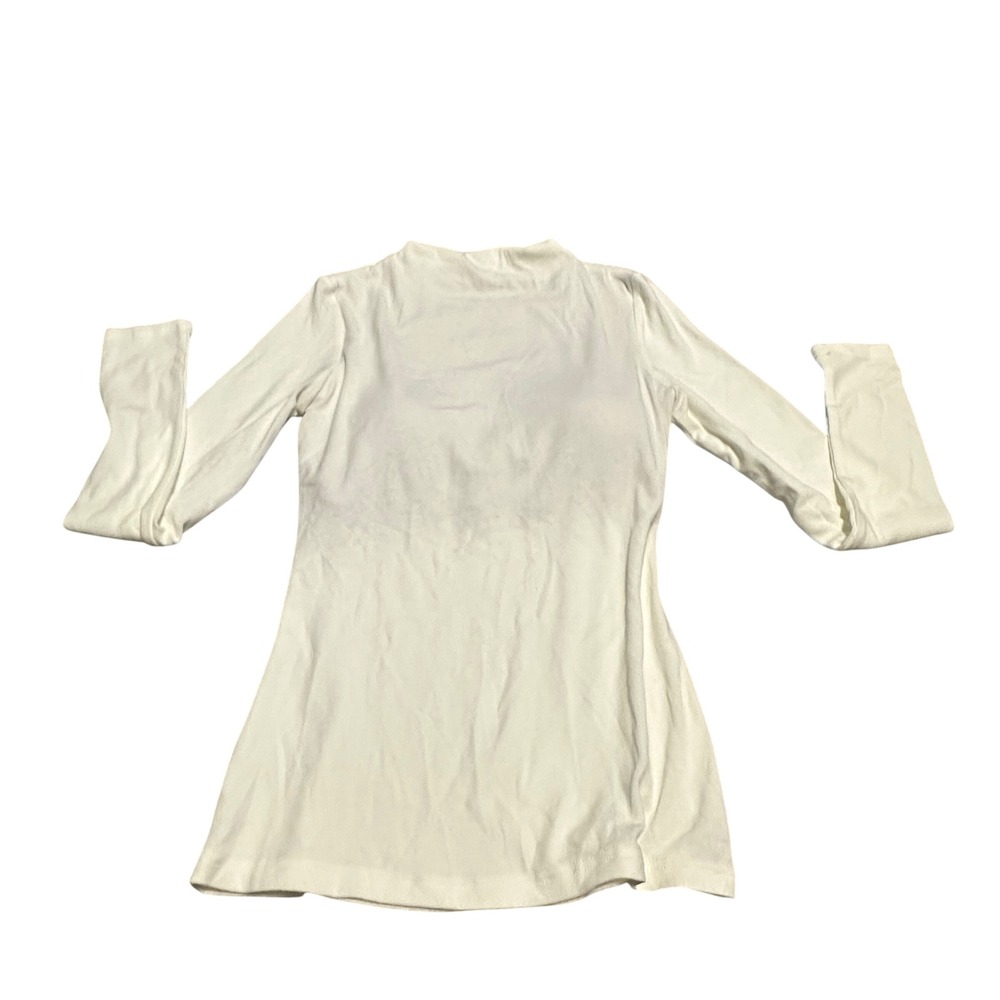OGL Move Cream ProWarm Mockneck Long Sleeve Bra Top‎ Size S NWT